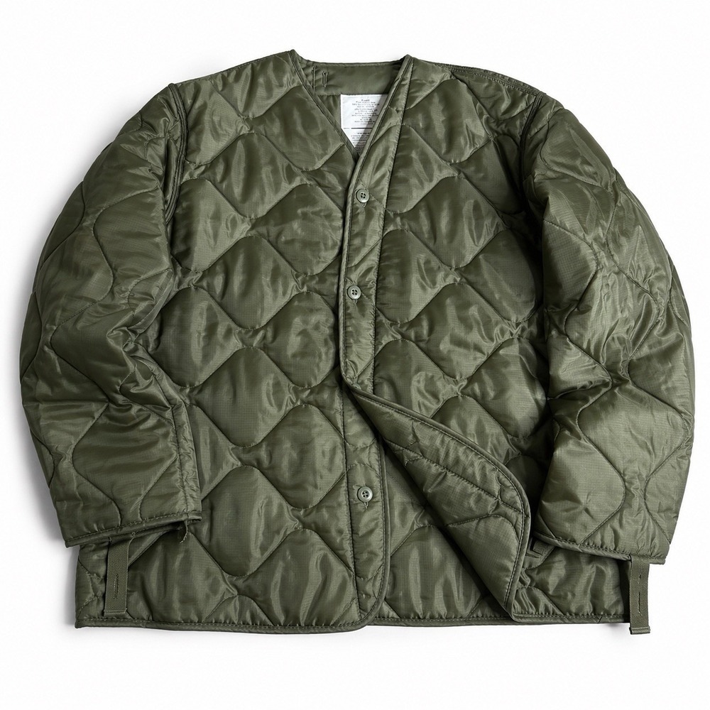M65 Liner Cold Weather Coat Jacket Mens XL Green US Army Military Quilted 90s